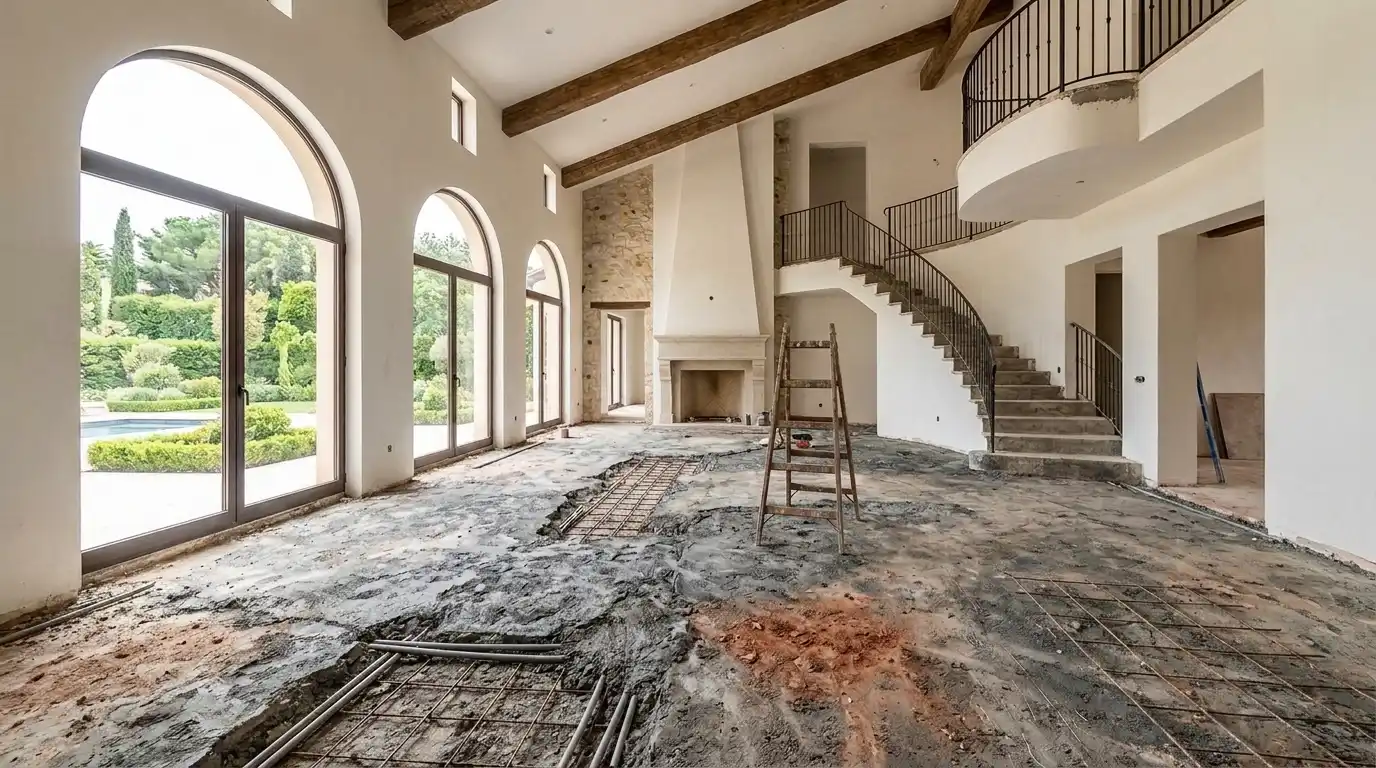Before Flooring or Interiors