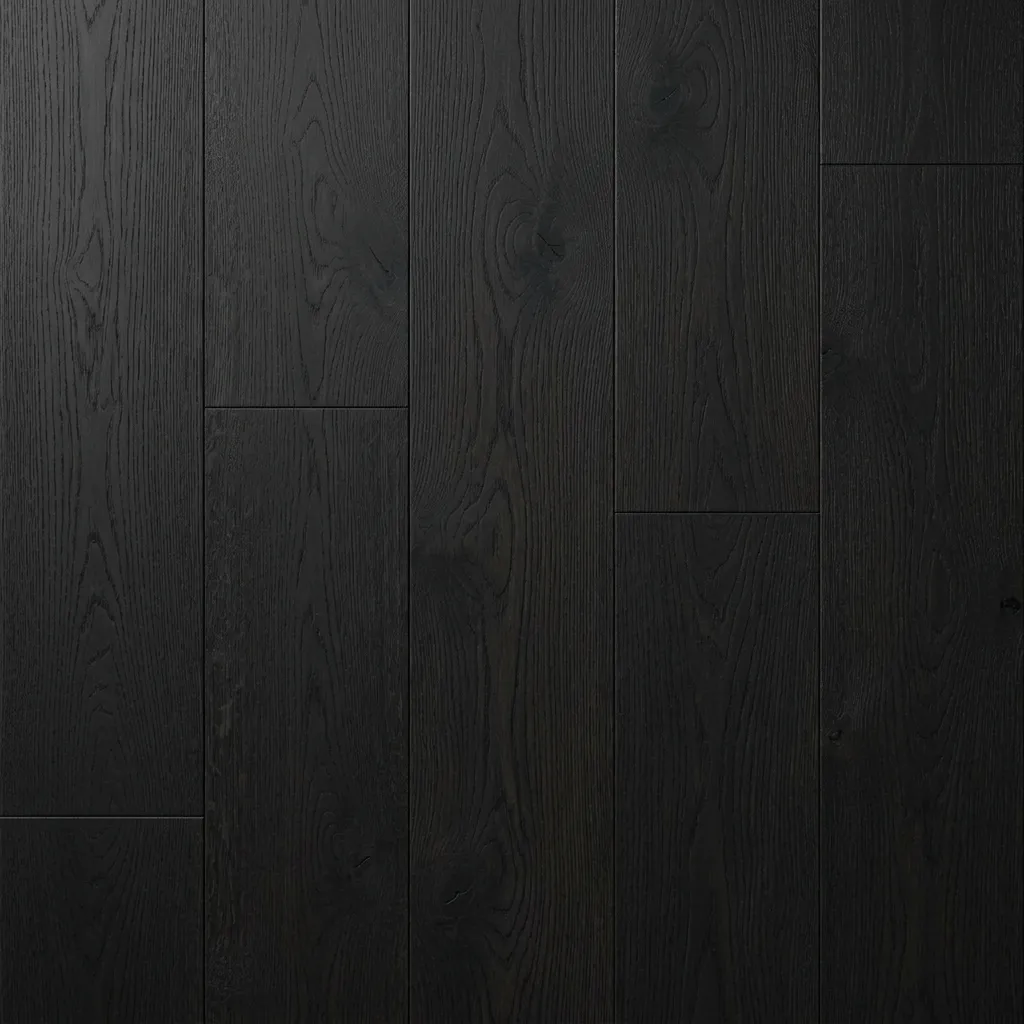 Bold Black Wood Plank