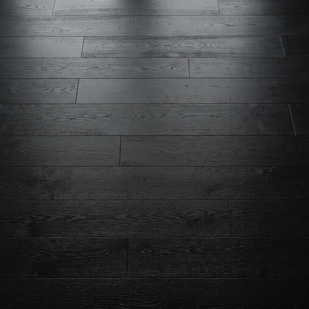 Bold Black Wood Plank