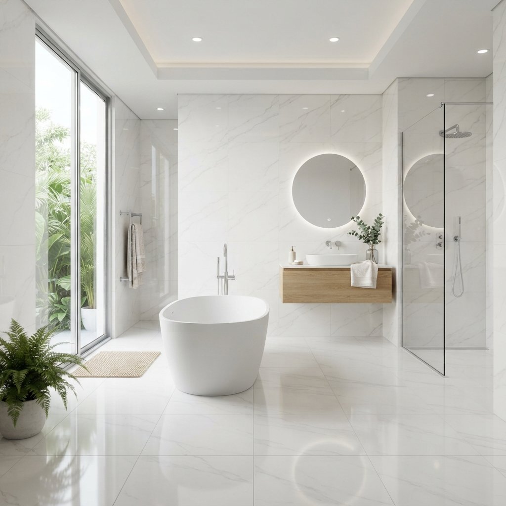 Ceramic White Luxe Tile
