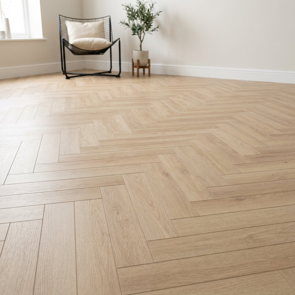Chalice Oak Herringbone Laminate Flooring UAE