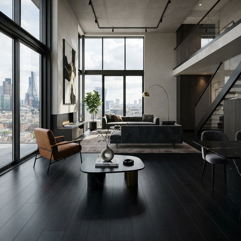 Refined Contemporary Finish Black Bold Vinyl - Image 4