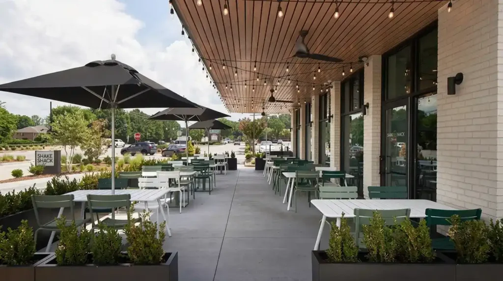 Outdoor flooring for commercial spaces in Dubai