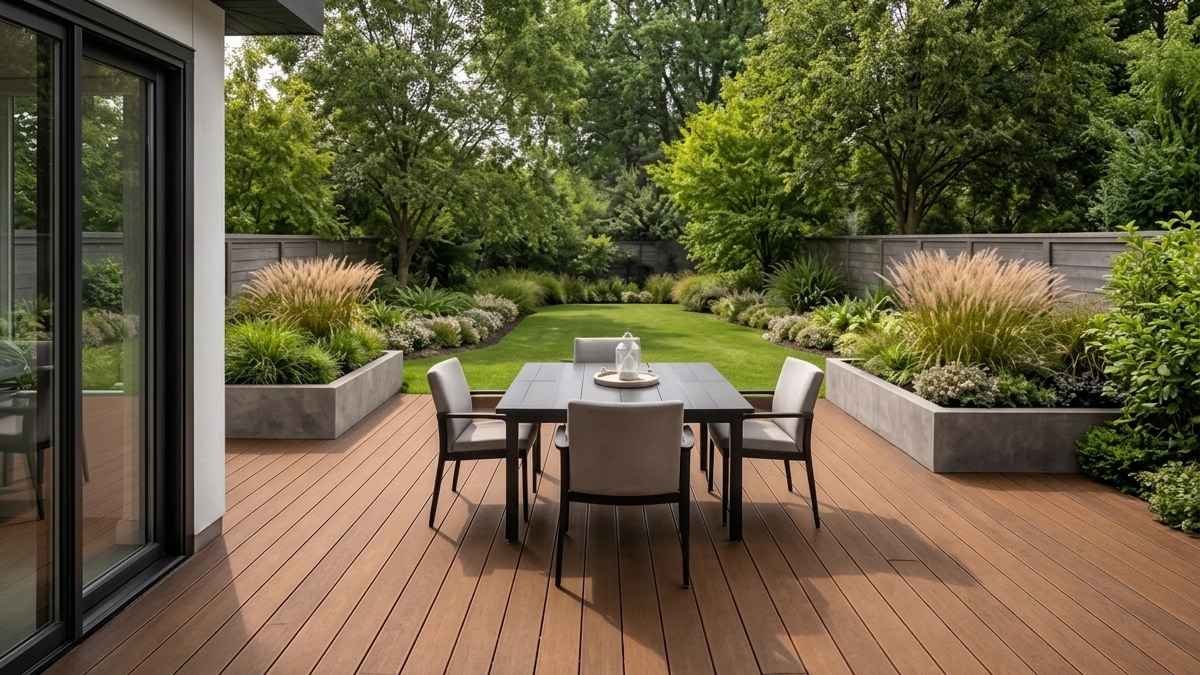 Outdoor patio flooring for homes in Dubai